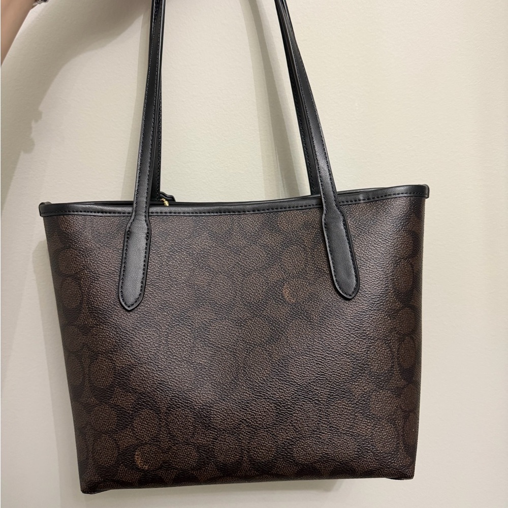 Coach small city tote bag in the original canvas - Picture 2 of 3